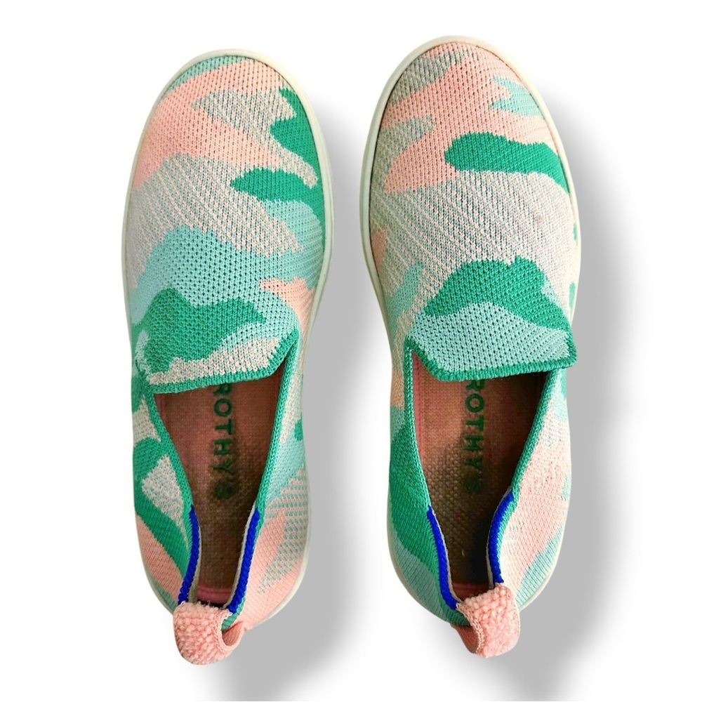 Rothy’s | The Kids Sneaker in Pastel Camo (2)